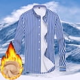 thumbnail image 2 of Aimik Up to 65% off Men's Fleece Thermal Basic Underwear Coat Comfy Soft Crewneck Warm Sweatshirt Casual Lightweight Tops-Blue M, 2 of 5