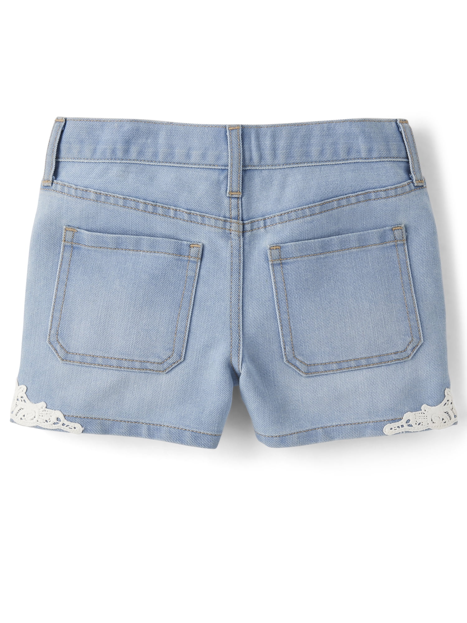 The Children's Place Girls Crocheted Medallion Shortie Jean Short, Sizes 4-16