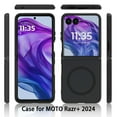 thumbnail image 6 of ELEHOLD Case for Motorola Razr+ 2024, Shockproof Magnetic Skin-Feel Case,Compatible with Wireless Charging,Purple, 6 of 6