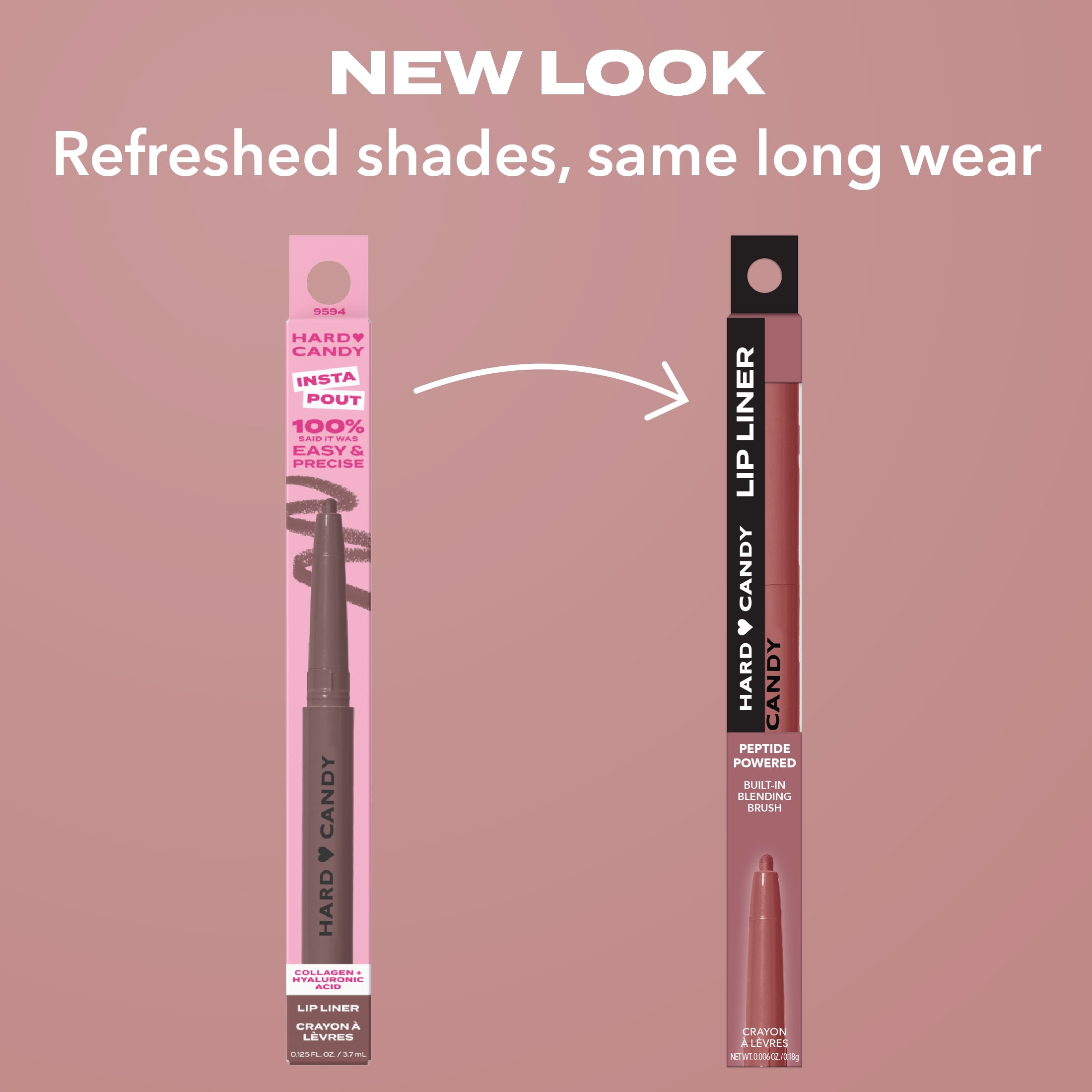 Hard Candy Insta Pout Lip Liner, Plumping, First Move, Mauve