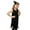 Black, variant on Girls Latin Dance Dress Sequin Tassel Dress Tango Ballroom Dancing Costume (Grey, 7-9 Years)