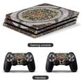 thumbnail image 2 of Decal Skin for PS4 Slim / PS4 Pro / PS4, Whole Body Vinyl Sticker Cover for Playstation 4 Console and Controller (Mediterranean style mosaic Around-1), 2 of 5
