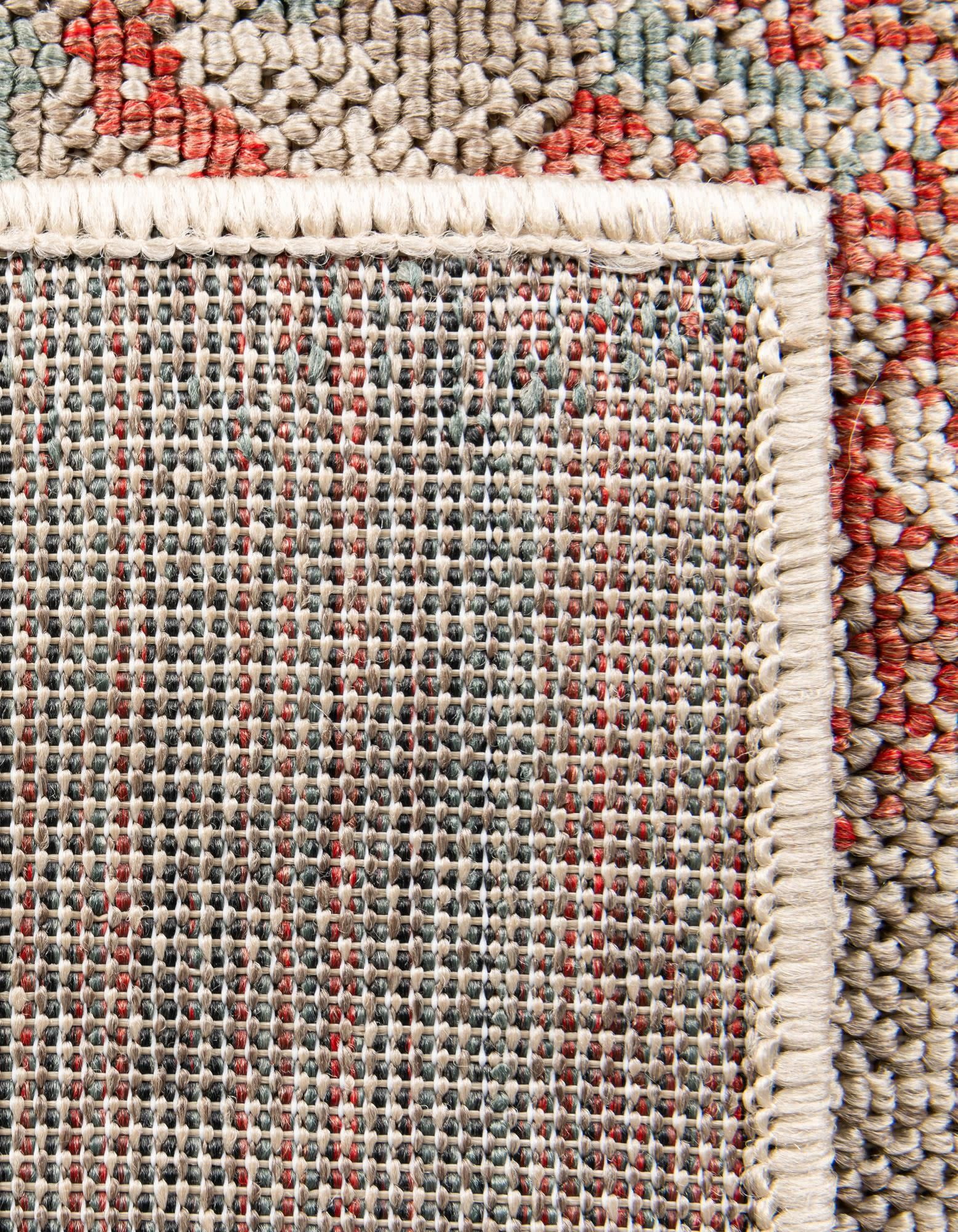 Unique Loom Outdoor Botanical Collection Area Rug - Fern (10' x 14' 2" Rectangle Beige/Light Brown)