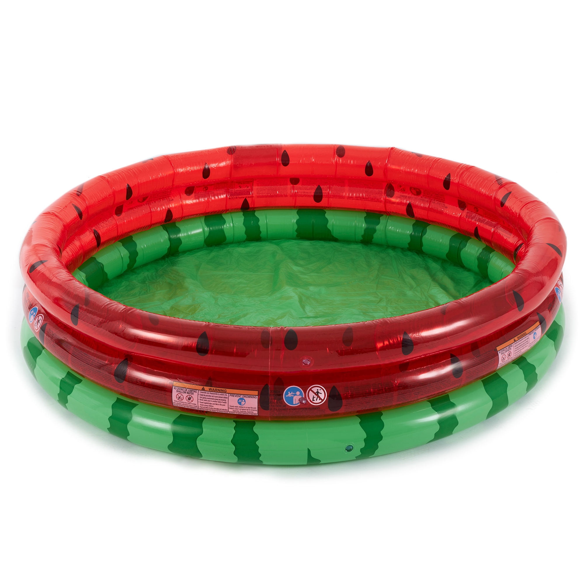 Intex 66" Round Inflatable Kids Swimming & Wading Watermelon Pool (6 Pack)