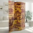 thumbnail image 6 of Oriental Furniture 6 ft. Tall Embers Canvas Room Divider - 3 Panel, 6 of 6