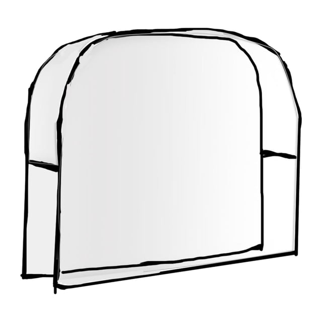 Funda de PVC para silla de salón, transparente, multiusos, resistente, para respaldo. 51x40x12cm