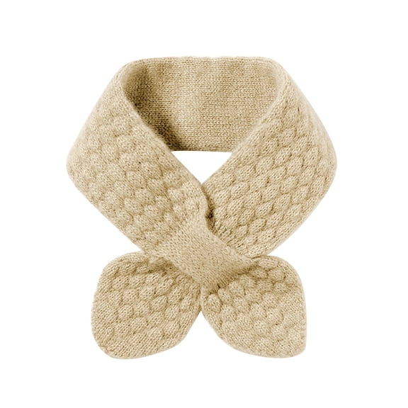 Knit Scarf for Women Neck Wrap Lightweight Fall Accessories Soft Cozy Pull Through Scarf Solid Color Outdoor Casual Fall Fashion Scarves Cold Weather Wear Winter Scarf for Women