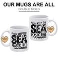 thumbnail image 2 of 11oz funny cat ears themed ceramic water cup. Reliable thermal retention for hot and cold beverages, sturdy construction ideal for restaurants, cafes and business use. Great versatile gift for birthd, 2 of 10