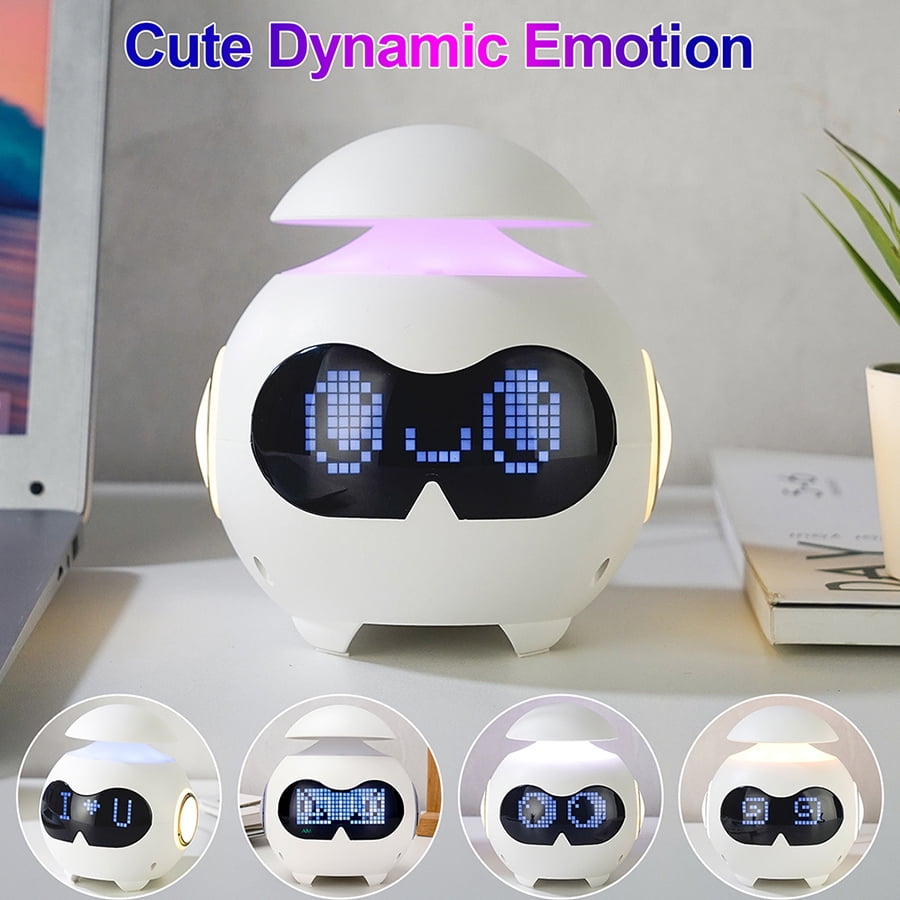 LAPAMAX Digital Smart Alarm Clock Bluetooth HIFI Level Speaker, Music Sync Night lights for Bedside Dorm Office Desk Table Lamp