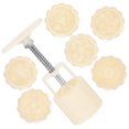 thumbnail image 1 of WHAMVOX 1Set Full Moon Cake Mold Set Beige for Baking Beautiful and Delicious Moon Cakes, 1 of 8