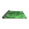 thumbnail image 2 of Ahgly Company Indoor Rectangle Abstract Emerald Green Modern Area Rugs, 8' x 12', 2 of 4