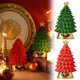 thumbnail image 1 of mfyjkho Adornos navideños de resina con luces, decoración navideña para el hogar con brillo festivo para escritorio y habitación, juego de 1, 1 of 6