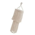 thumbnail image 3 of Pantalla de lámparas bohemias, pantalla de macramé, poliéster, cubierta de luz colgante bohemia para boda, hecha a mano para oficina de esquina Estilo B, 3 of 9
