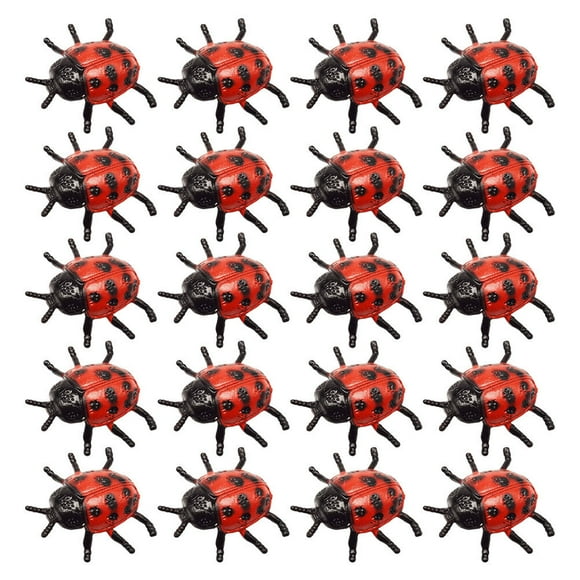 MasteelfCA Halloween Ladybird Trick Toy Realistic Ladybug Small Insect Animal Trick Toy
