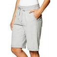 thumbnail image 2 of Hanes Women's French Terry Bermuda Pocket Short - O4681, 2 of 4
