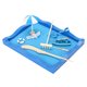 thumbnail image 5 of Mini kit de decoración de mesa de arena Sincero jardín zen de meditación estilo playa azul, 5 of 10