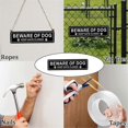 thumbnail image 4 of Beware of Dog Sign, Aluminum, Keep Gate Closed Sign, 4 of 5