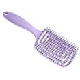 thumbnail image 2 of Jumpingount Cepillo de pelo SummerX, cepillo de pelo hueco curvo, cepillo de pelo portátil de nailon para masaje de cabeza de cuero cabelludo, accesorio Cuidado del cabello Violeta Jumpingount CE000490-04, 2 of 6