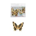 thumbnail image 2 of Fiudx Ofertas relámpago del día Pegatinas de pared de un metro, estereoscópicas, azules, moradas, decorativas, para fondo, 12 mariposas, 2 of 6