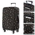 thumbnail image 5 of Black Star Pattern Luggage Cover Fashion Suitcase Cover Baggage Covers Fit 25-28 Inch Luggage (Go Travel), 5 of 5