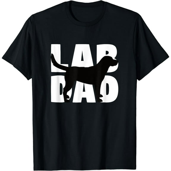 Lab Dad Labrador Retriever Dad Gift for Dog Dads T-Shirt