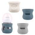 thumbnail image 1 of Fundas de silicona para biberones Avent de vidrio natural, 120 ml, paquete de 3, 1 of 6