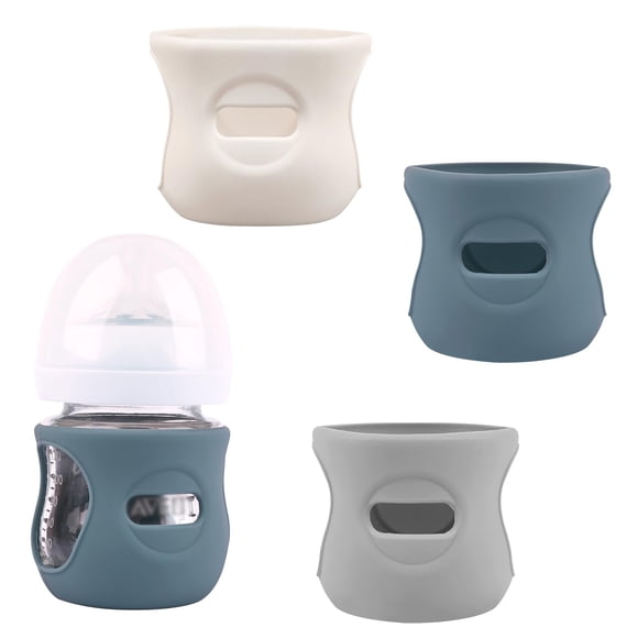 Fundas de silicona para biberones Avent de vidrio natural, 120 ml, paquete de 3
