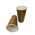 thumbnail image 2 of 8oz Kraft Earth Hot Cup, Compostable, 2 of 2