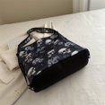 thumbnail image 4 of Bolso Hombro para Mano Mujeres Lienzo Correa Ajustable Gran Capacidad Compras Bolsas, 4 of 9