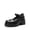 BLACK-PU, variant on BURUDANI Womens Ballet Mary Jane Low Heel Chunky Ankle Strap Pumps Non-Slip Platform Dress Shoes Round Toe BLACK Size 10