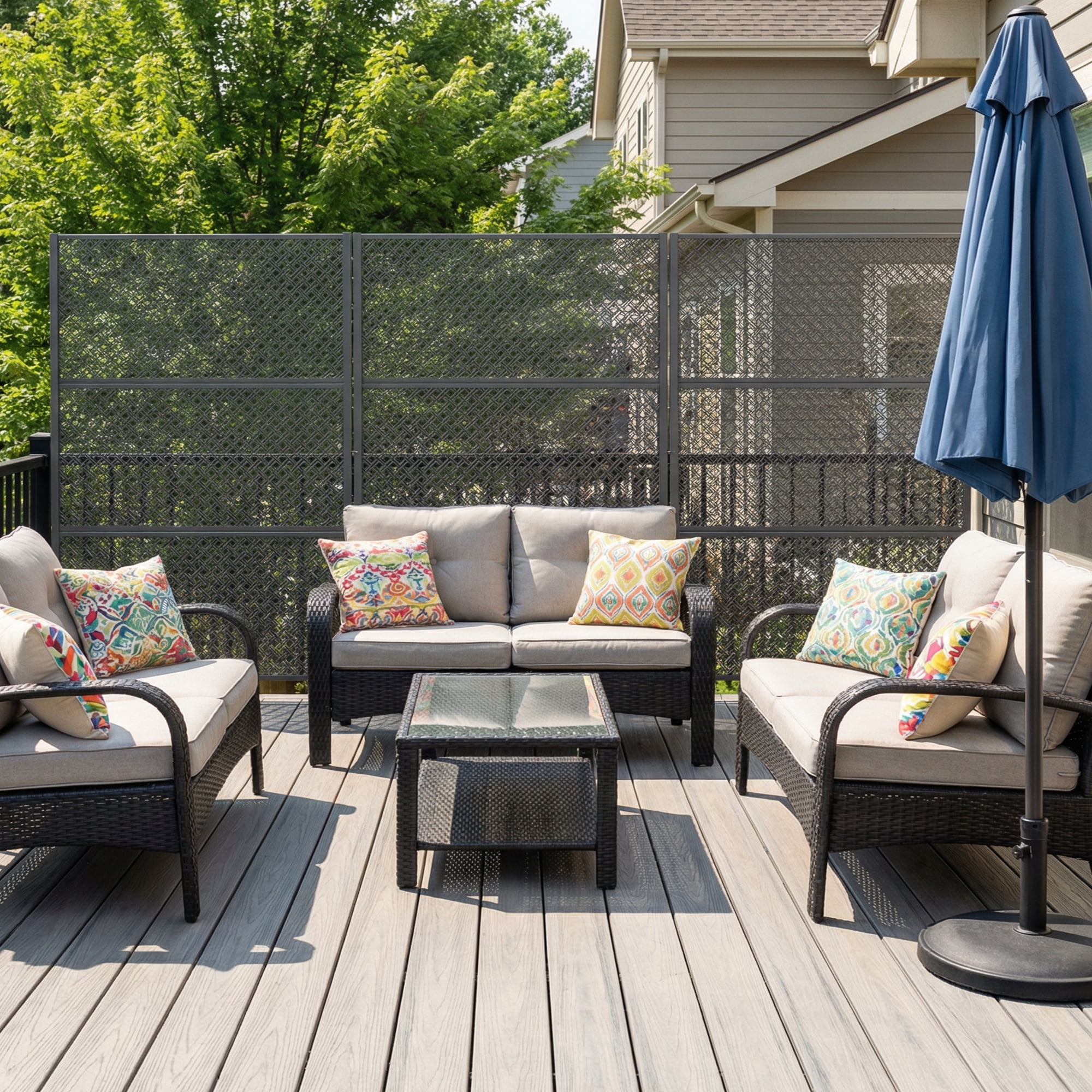 Outdoor Metal Privacy Screen