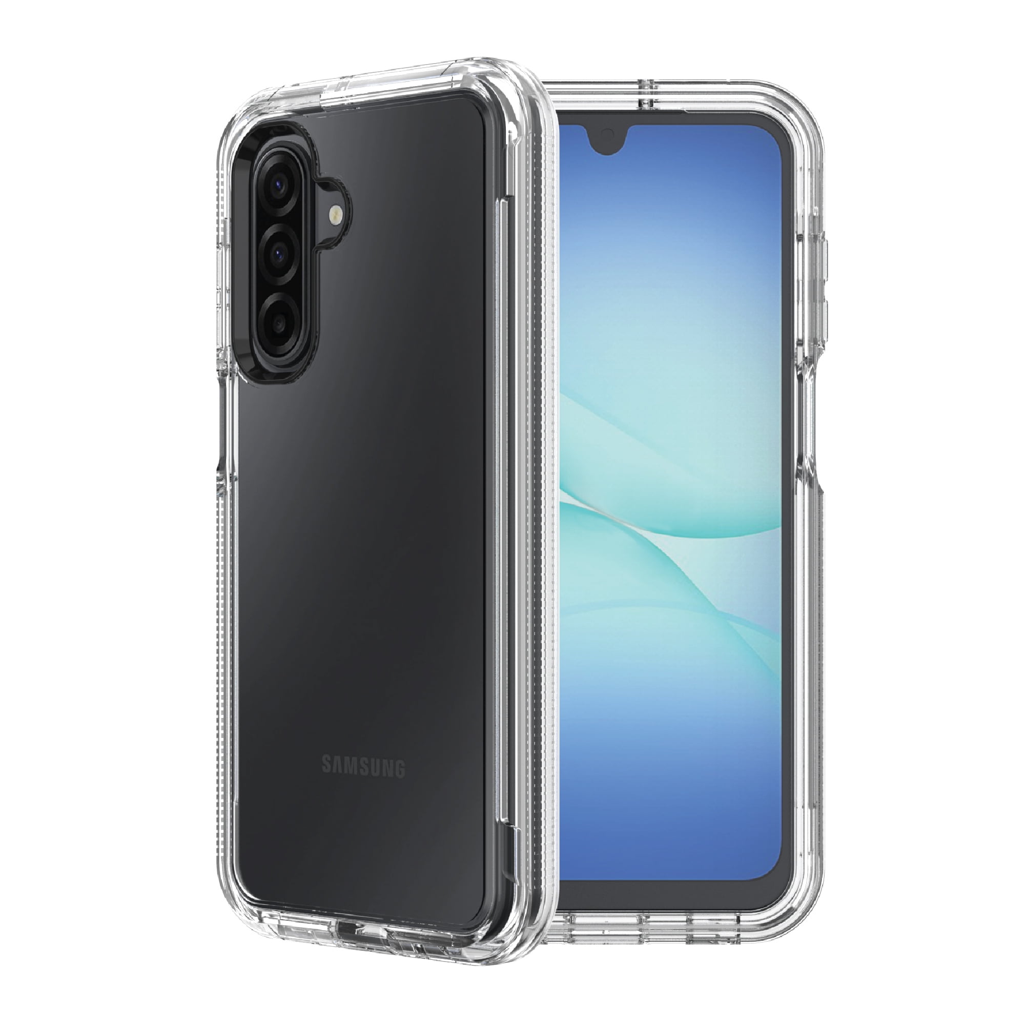 onn Rugged Phone Case for Samsung Galaxy A17 5G - Clear