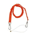 thumbnail image 2 of Climbing Restraint Lanyard Fall Protection Strap Protective Equipment Telescopic Elastic Rope Lanyards for Mountaineering Rappelling Outdoor, 2 of 10