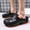 Black, variant on Mens Clogs Breathable Open Toe On Garden Sandals For Men Non Rubber Outsole Summer Outdoor Beach Walking Shoes Water Resistant Casual Footwear US :9