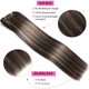 thumbnail image 4 of Extensiones de cabello con clip FIPOHIRA, naturales, de negro a castaño, 4 of 9