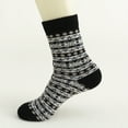 thumbnail image 4 of 5 Pairs Women's Vintage Style Thick Wool Warm Winter Crew Socks, 4 of 6