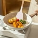 thumbnail image 5 of Juego de Utensilios de Cocina de Silicona Blanca con Mangos de Madera, Cuchara Espátula Antiadherente, Cucharón para Sopa, Pala para Saltear, Pinzas de 9 Pulgadas, Cubo de Almacenamiento Giratorio,, 5 of 5