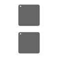 thumbnail image 1 of Decodeary Ensemble de Napperons Isolants en Silicone Tapis de Table Tapis de Cuisson Coussin de Plateau de Cuisson pour Micro-Ondes Antidérapant Résistant à la Chaleur Gris Carré 2 Pcs, 1 of 6