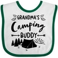 thumbnail image 3 of Inktastic Grandmas Camping Buddy Boys or Girls Baby Bib, 3 of 4