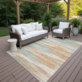 thumbnail image 3 of Addison Rugs Chantille Indoor/Outdoor Transitional Modern Seafoam Machine Washable Rectangle Rug, 3' x 5', 3 of 10
