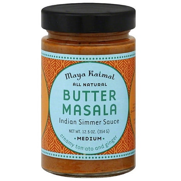 Maya Kaimal Butter Masala Indian Simmer Sauce, 12.5 oz, (Pack of 6)