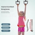 thumbnail image 2 of CEORPER 1pair Indoor Fitness Gymnastics Rings Home Exercise Pull up Rings Kids Fitness Training Equipment Easy to Install, 2 of 10