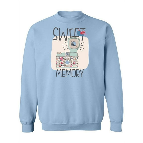 Sweet Memory Vintage Camera Sweatshirt Women -Image by Shutterstock, Female x-Large
