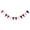 multicolour, variant on JoyMoreHome Red Blue White/Silver Star Garland Triangle Pennant Banner Kit ,Fourth of July USA America Independent Day Celebration Decor Party Hanging Decoration for Birthday/Wedding/Home