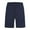 Navy, variant on Sngxgn Mens Casual Shorts Drawstring Elastic Waist Cotton Shorts(AG,L)