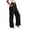 Black, variant on Gaucho Pants Pants for Women Trendy Palazzo Work Pants Leggings Beige High Waisted Wide Leg Long Womens Summer Pants,L