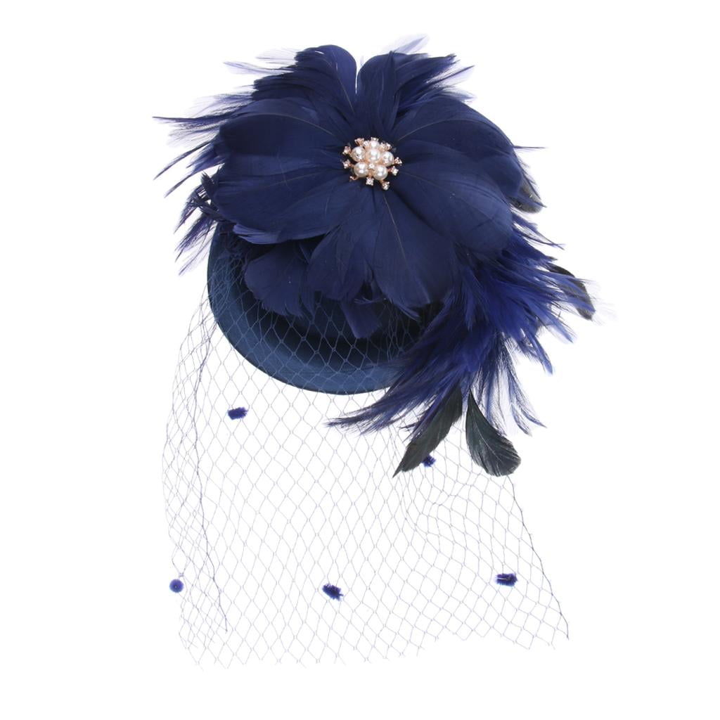 races feather fascinator for pin up hair weddings prom choice 