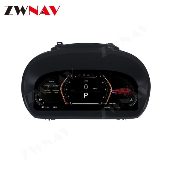 ZWANV 12.3 inch car LCD digital instrument panel instrument cluster speedometer suitable for BMW 1 series (E87) multimedia player host