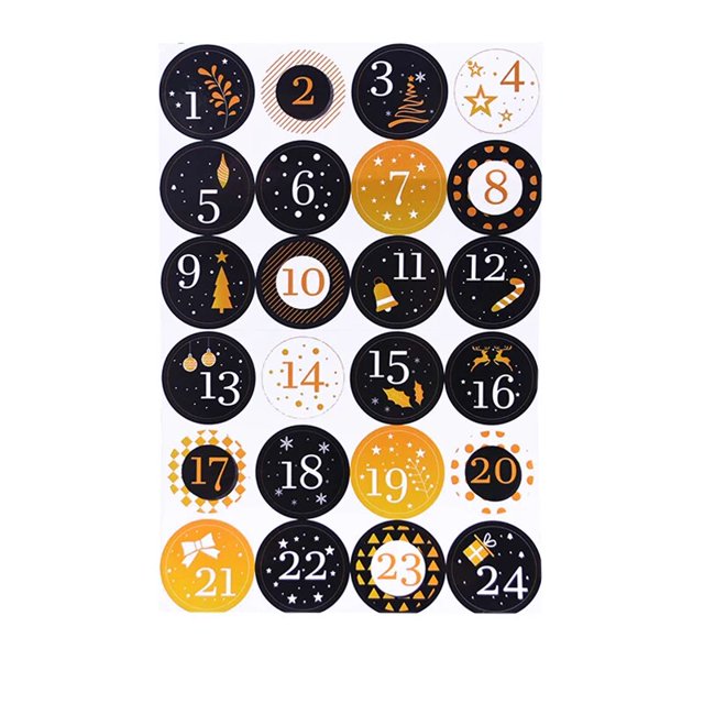 Calendario de Adviento de Navidad de cuenta regresiva de madera, números 1-25, colgantes de madera para fiesta de Navidad, etiquetas colgantes para regalo de niños, Año Nuevo