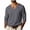 A Gray, variant on Horkkom Mens Long Sleeve Tee Shirts Solid Color V Neck T Shirt Casual Loose Workout Athletic Shirts L